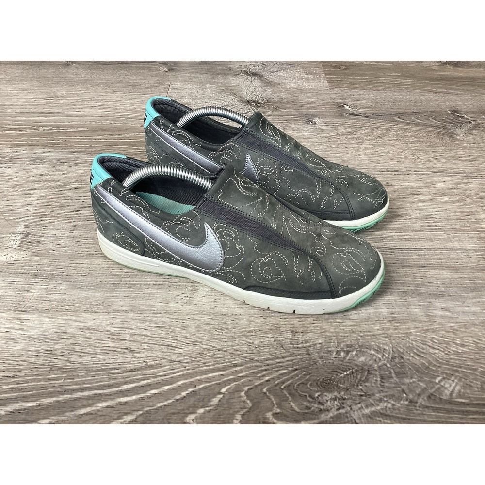 Nike Blazer City Ease Womens Size 7 Slip on Sneakers Shoes 316284-007 Gray